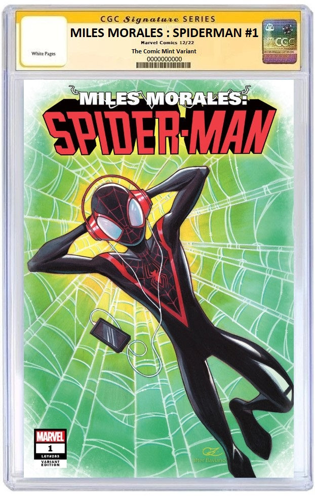 MILES MORALES SPIDER-MAN #1 CHRISSIE ZULLO TRADE DRESS VARIANT LIMITED TO 1000 COPIES WITH NUMBERED COA CGC SS PREORDER