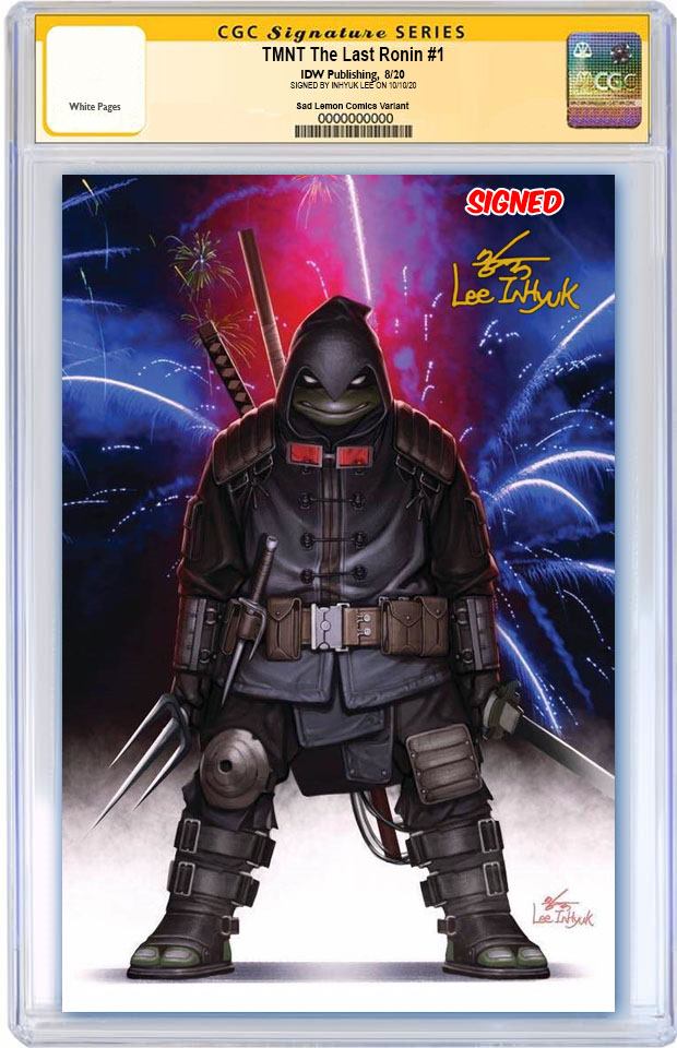 TMNT LAST RONIN #1 INHYUK LEE INDEPENDENCE DAY VARIANT LIMITED TO 700  