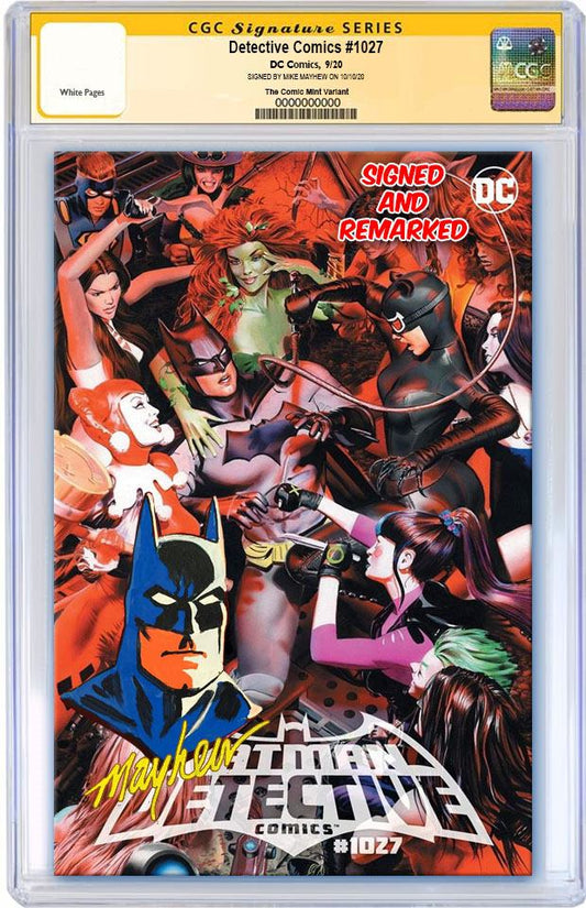 DETECTIVE COMICS #1027 MIKE MAYHEW TRADE DRESS VARIANT LIMITED TO 2500 CGC REMARK PREORDER