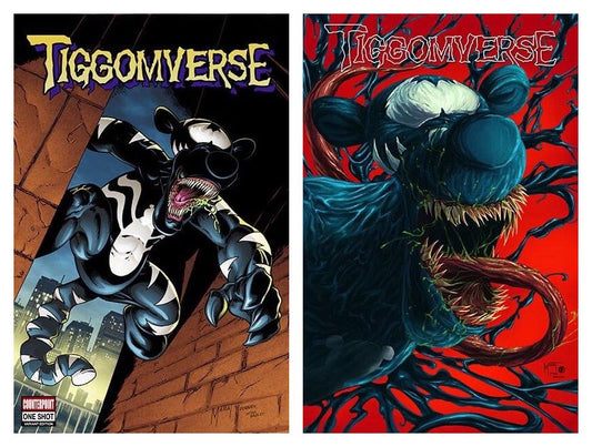 TIGGOMVERSE #1 MARAT MYCHAELS STANDARD COVER & 1:25 DAVE RAPOZA HOMAGE VARIANT SET