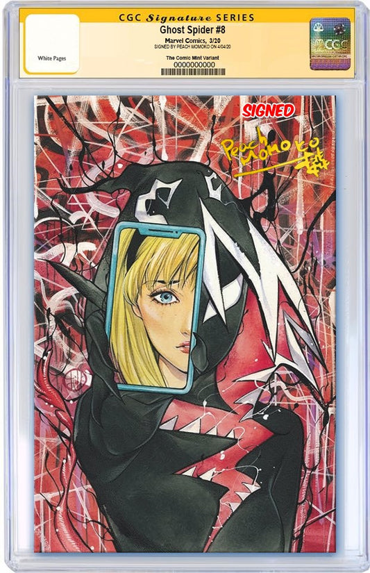 GHOST-SPIDER #8 PEACH MOMOKO GWENOM VARIANT