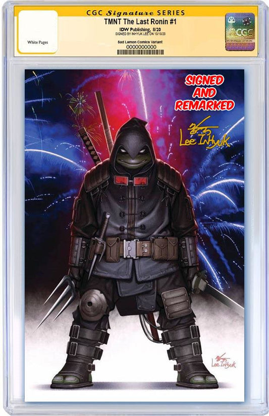 TMNT LAST RONIN #1 INHYUK LEE INDEPENDENCE DAY VARIANT LIMITED TO 700  