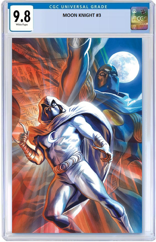 MOON KNIGHT #3 FELIPE MASSAFERA VIRGIN VARIANT LIMITED TO 600 CGC 9.8 PREORDER