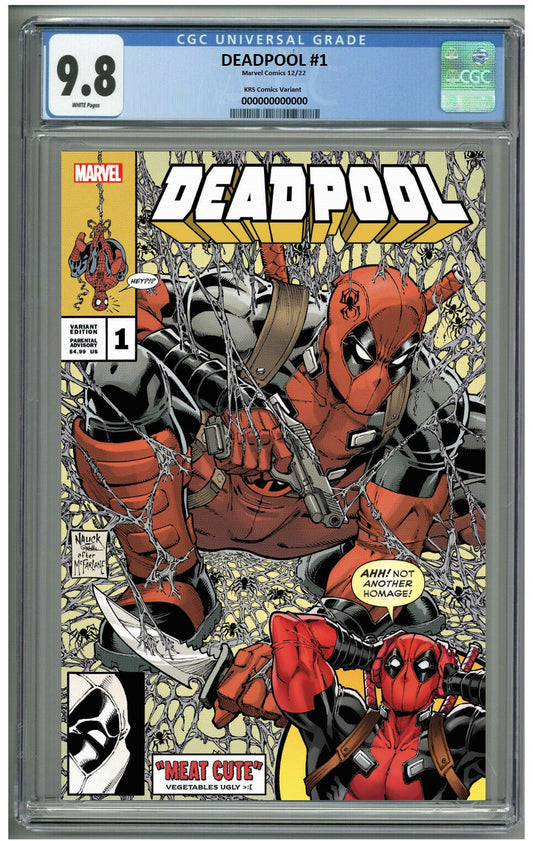DEADPOOL #1 TODD NAUCK TRADE DRESS VARIANT LIMITED TO 1200 WITH NUMBERED COA CGC 9.8 PREORDER