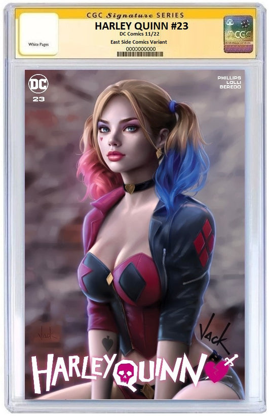 HARLEY QUINN #23 WILL JACK VARIANT LIMITED TO 800 COPIES WITH NUMBERED COA CGC SS PREORDER