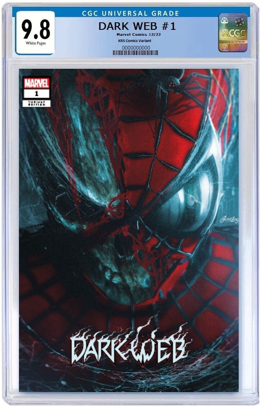 DARK WEB #1 BOSSLOGIC TRADE DRESS VARIANT LIMITED TO 1500 COPIES WITH NUMBERED COA CGC 9.8 PREORDER