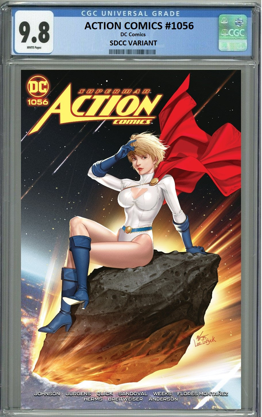 SDCC 2023 ACTION COMICS #1056 INHYUK LEE LOSH HOMAGE FOIL VARIANT LIMITED TO 1000 COPIES - RAW & GRADED OPTIONS