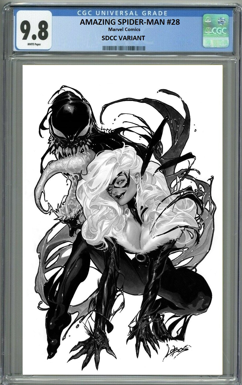 SDCC 2023 AMAZING SPIDER-MAN #27 PABLO VILLALOBOS SKETCH VARIANT LIMITED TO 1000 COPIES - RAW & GRADED OPTIONS