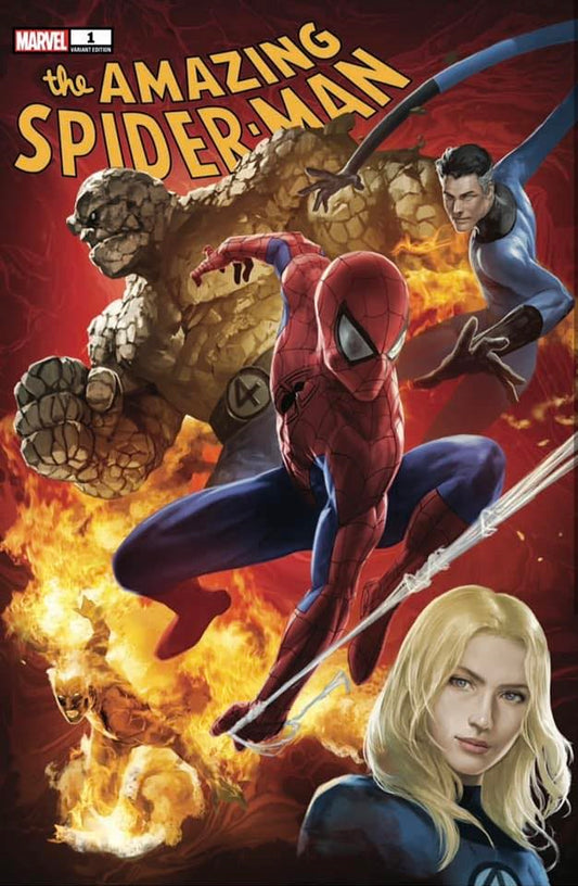 AMAZING SPIDER-MAN #1 FACSIMILE SKAN SRISUWAN VARIANT LIMITED TO 600 COPIES WITH NUMBERED COA