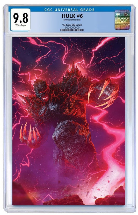 HULK #6 RAHZZAH VIRGIN VARIANT LIMITED TO 1000 CGC 9.8 PREORDER