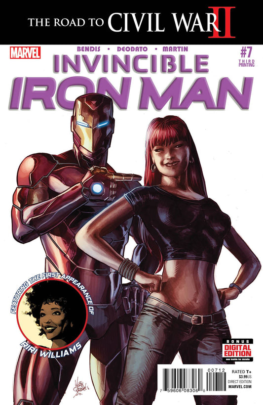 INVINCIBLE IRON MAN #7 DEODATO 3RD PRINT VARIANT