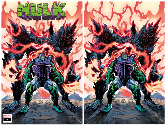 HULK #6 RYAN STEGMAN 'HULK #1' HOMAGE TRADE/VIRGIN VARIANT SET LIMITED TO 1000 SETS