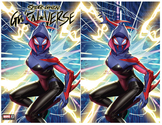 SPIDER-GWEN: GWENVERSE #2 INHYUK LEE 'SPIDER-GWEN 2099' TRADE/VIRGIN VARIANT SET LIMITED TO 1000 SETS