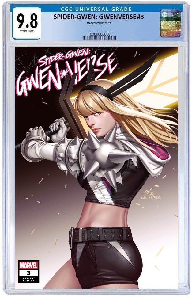 SPIDER-GWEN GWENVERSE #3 INHYUK LEE VARIANT LIMITED TO 500 COPIES WITH NUMBERED COA CGC 9.8 PREORDER