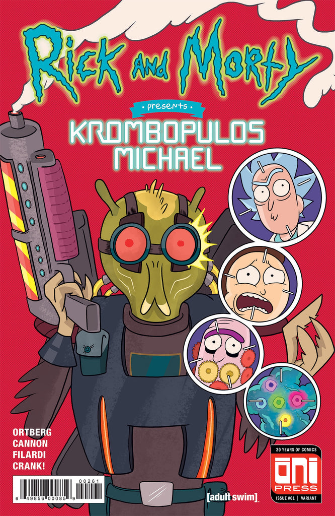 RICK & MORTY PRESENTS KROMBOPULOUS MICHAEL #1 MARC ELLERBY NEW MUTANTS #98 HOMAGE LIMITED TO 1000