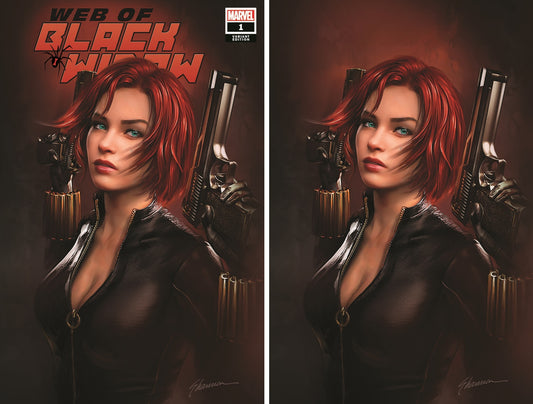 WEB OF BLACK WIDOW #1 SHANNON MAER TRADE DRESS/VIRGIN VARIANT SET LIMITED TO 600 SETS WITH NUMBERED COA