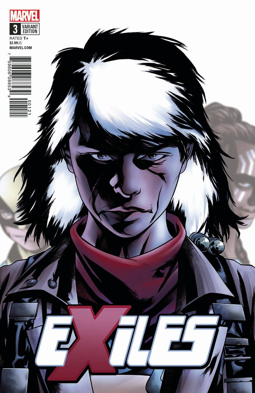 EXILES #3 MCKONE CHARACTER VARIANT - 1ST PEGGY CARTER AS CAPTAIN AMERICA