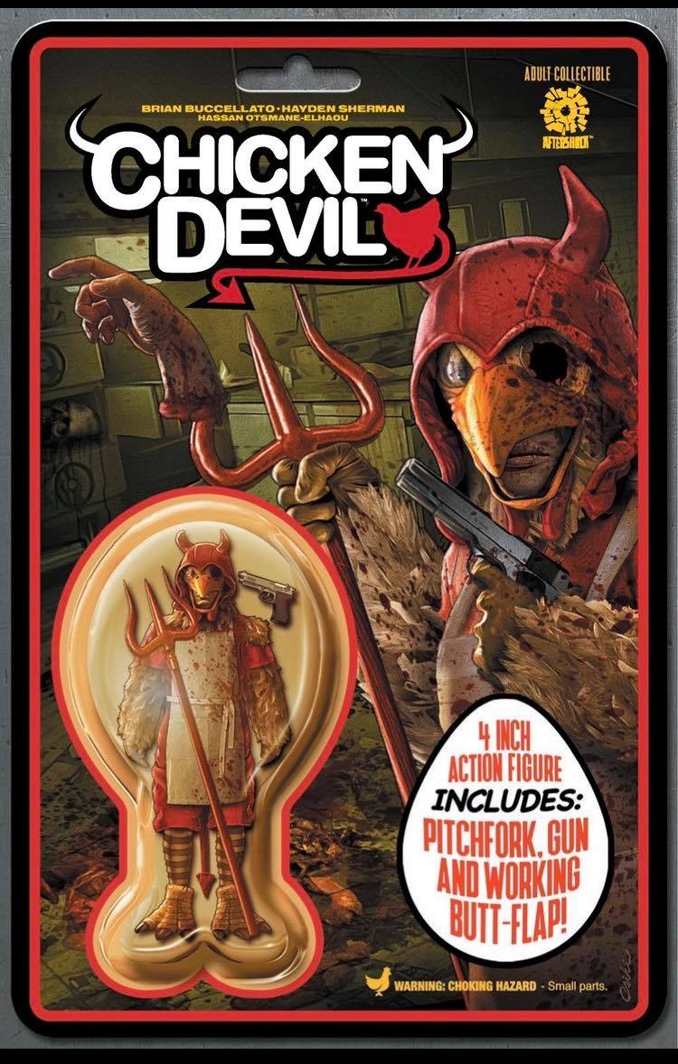 CHICKEN DEVIL #1 ROB CSIKI ACTION FIGURE VARIANT LIMITED TO 400 COPIES