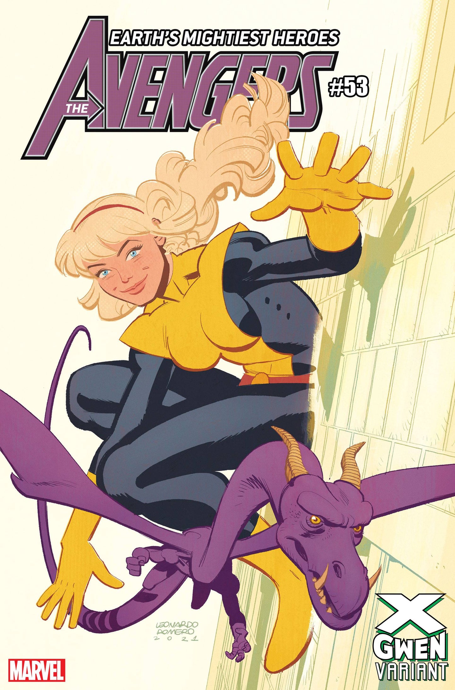 09/02/2022 AVENGERS #53 ROMERO X-GWEN VARIANT- 1ST RED PANTHER SUIT