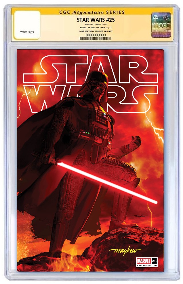 STAR WARS #25 MIKE MAYHEW TRADE DRESS VARIANT LIMITED TO 3000 CGC SS PREORDER