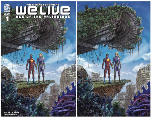 WE LIVE AGE OF PALLADIONS #1 WHITE CAIO CACUA TRADE/VIRGIN VARIANT SET LIMITED TO 250 SETS