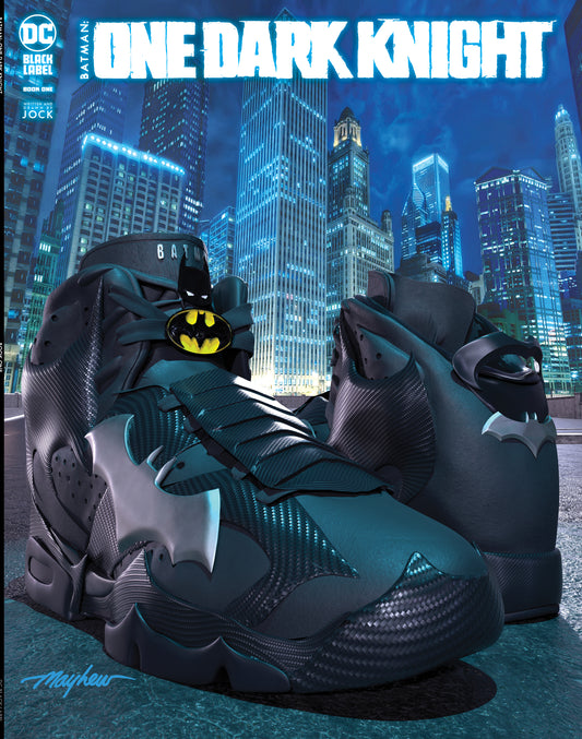 ONE DARK KNIGHT #1 MIKE MAYHEW SNEAKERHEAD TRADE DRESS VARIANT LIMITED TO 3000