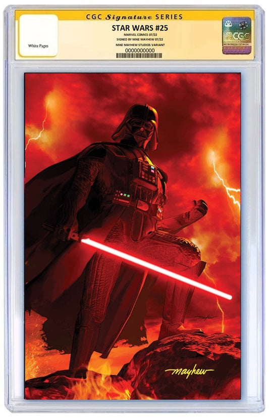 STAR WARS #25 MIKE MAYHEW VIRGIN VARIANT LIMITED TO 1000 CGC SS PREORDER