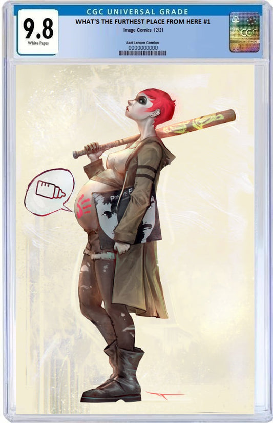 WHAT'S THE FURTHEST PLACE FROM HERE #1 IVAN TAO BAT VARIANT LIMITED TO 500 COPIES CGC 9.8 PREORDER