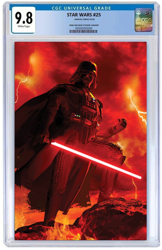 STAR WARS #25 MIKE MAYHEW VIRGIN VARIANT LIMITED TO 1000 CGC 9.8
