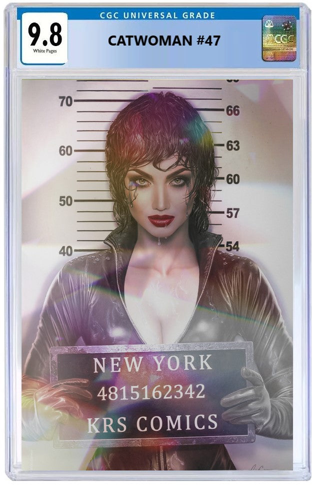 CATWOMAN #47 NATALI SANDERS HOMAGE NYCC FOIL VIRGIN VARIANT LIMITED TO 1000 COPIES - RAW & CGC
