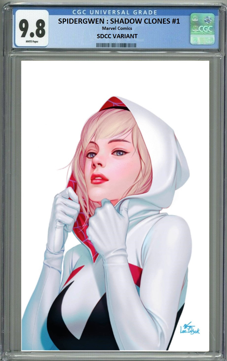 SDCC 2023 SPIDER-GWEN SHADOW CLONES #1 INHYUK LEE VARIANT LIMITED TO 1000 COPIES - RAW & GRADED OPTIONS