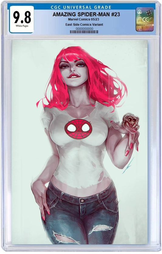AMAZING SPIDER-MAN #23 IVAN TAO VIRGIN VARIANT LIMITED TO 800 COPIES WITH NUMBERED COA CGC 9.8 PREORDER