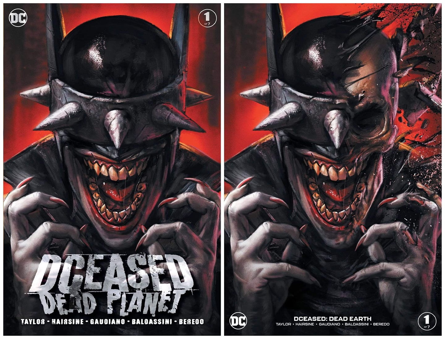 DCEASED DEAD PLANET #1 IAN MACDONALD TRADE/MINIMAL VARIANT SET LIMITED TO 600 SETS WITH NUMBERED COA
