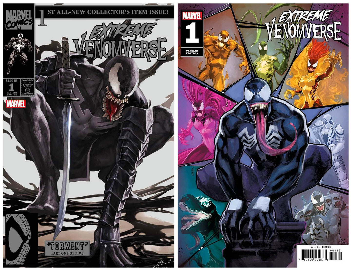 EXTREME VENOMVERSE #1 SKAN SRISUWAN HOMAGE VARIANT LIMITED TO 500 COPIES WITH NUMBERED COA + 1:25 VARIANT