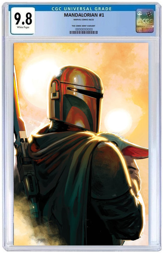 STAR WARS MANDALORIAN #1 STEPHANIE HANS VIRGIN VARIANT LIMITED TO 600 COPIES WITH COA CGC 9.8 PREORDER