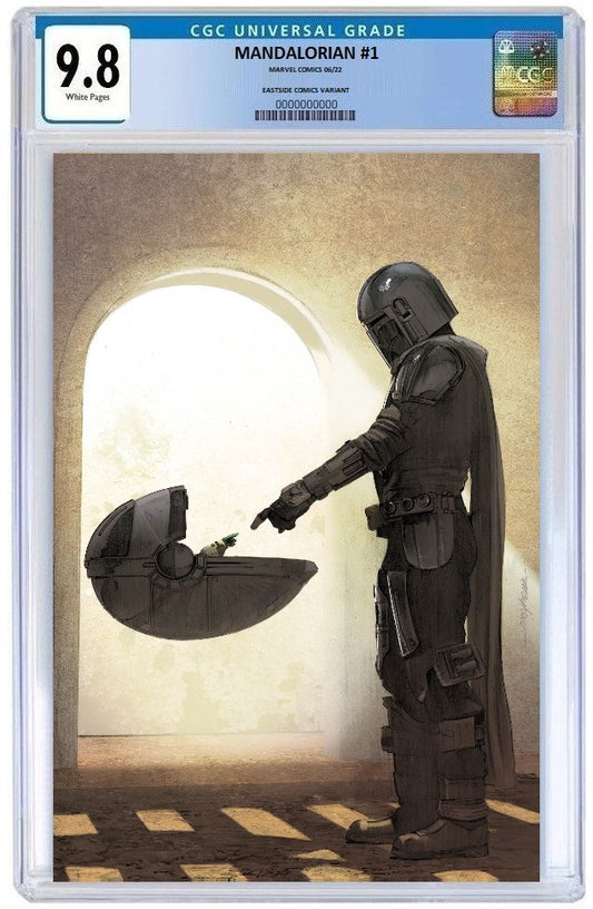 STAR WARS MANDALORIAN #1 MIKE MAYHEW VIRGIN VARIANT LIMITED TO 1000 CGC 9.8 PREORDER