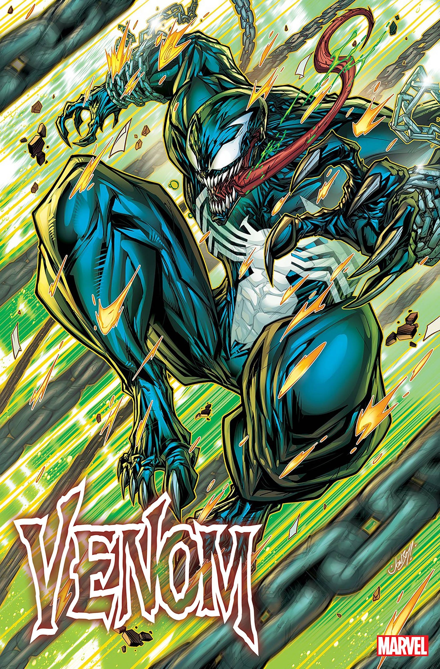 VENOM #4 1:25 JONBOY MEYERS VARIANT - 1ST FULL BEDLAM