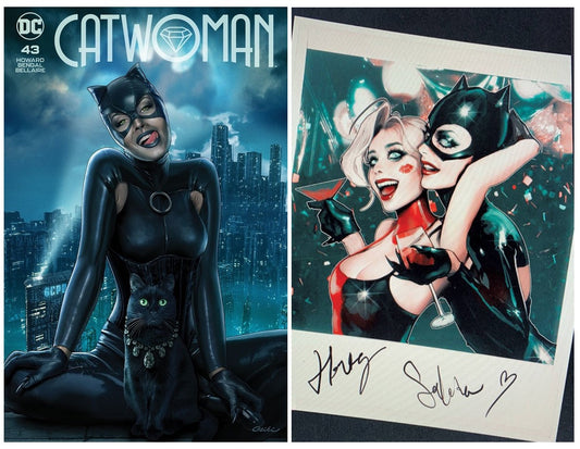 CATWOMAN #43 ROB CSIKI VARIANT LIMITED TO 300 COPIES WITH COA & 1:25 SOZOMAIKA VARIANT