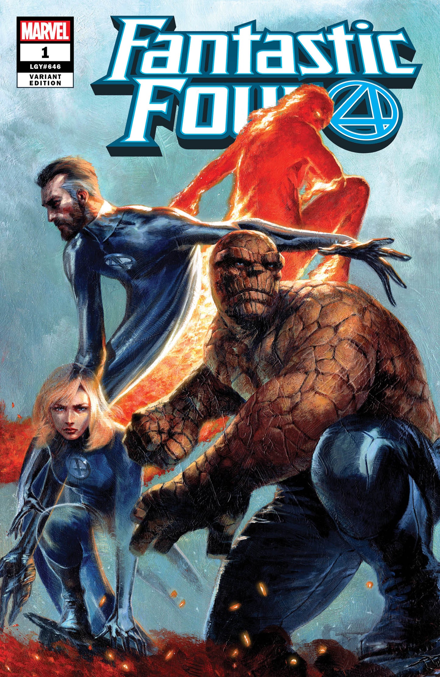 FANTASTIC FOUR #1 GABRIELE DELL'OTTO TRADE/VIRGIN VARIANT SET LIMITED TO 1000
