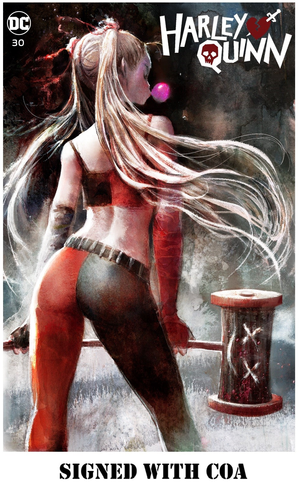 HARLEY QUINN #30 SEB MCKINNON VARIANT LIMITED TO 800 COPIES WITH NUMBERED COA SIGNED WITH COA