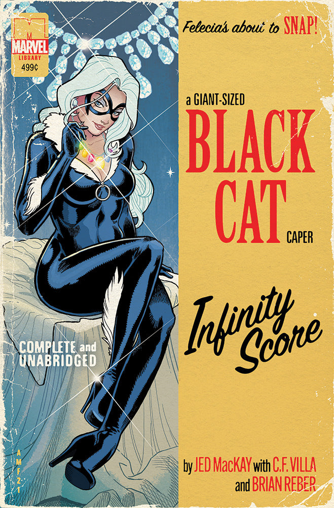 GIANT-SIZE BLACK CAT INFINITY SCORE #1 VINTAGE MAGAZINE HOMAGE VARIANT LIMITED TO 3000