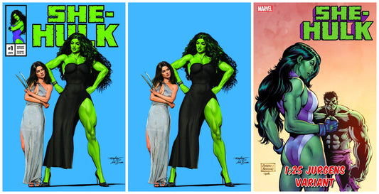 SHE HULK #1 MIKE MAYHEW HOMAGE TRADE/VIRGIN VARIANT SET LIMITED TO 1000 SETS + 1:25