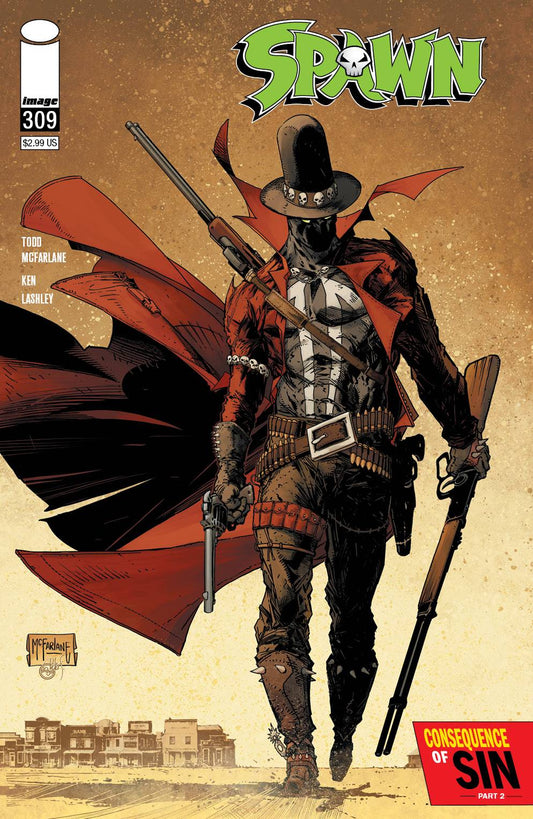 23/09/2020 SPAWN #309 2ND PRINT MCFARLANE GUNSLINGER VARIANT