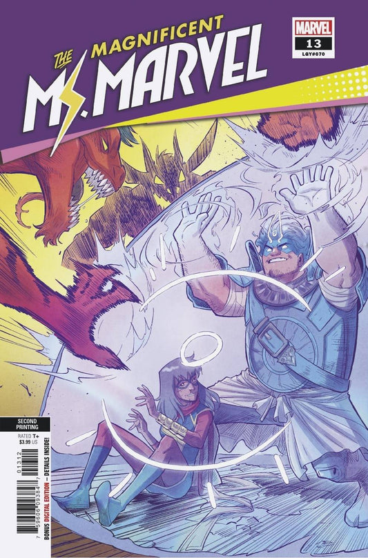 MAGNIFICENT MS MARVEL #13 RARE 2ND PRINT VARIANT