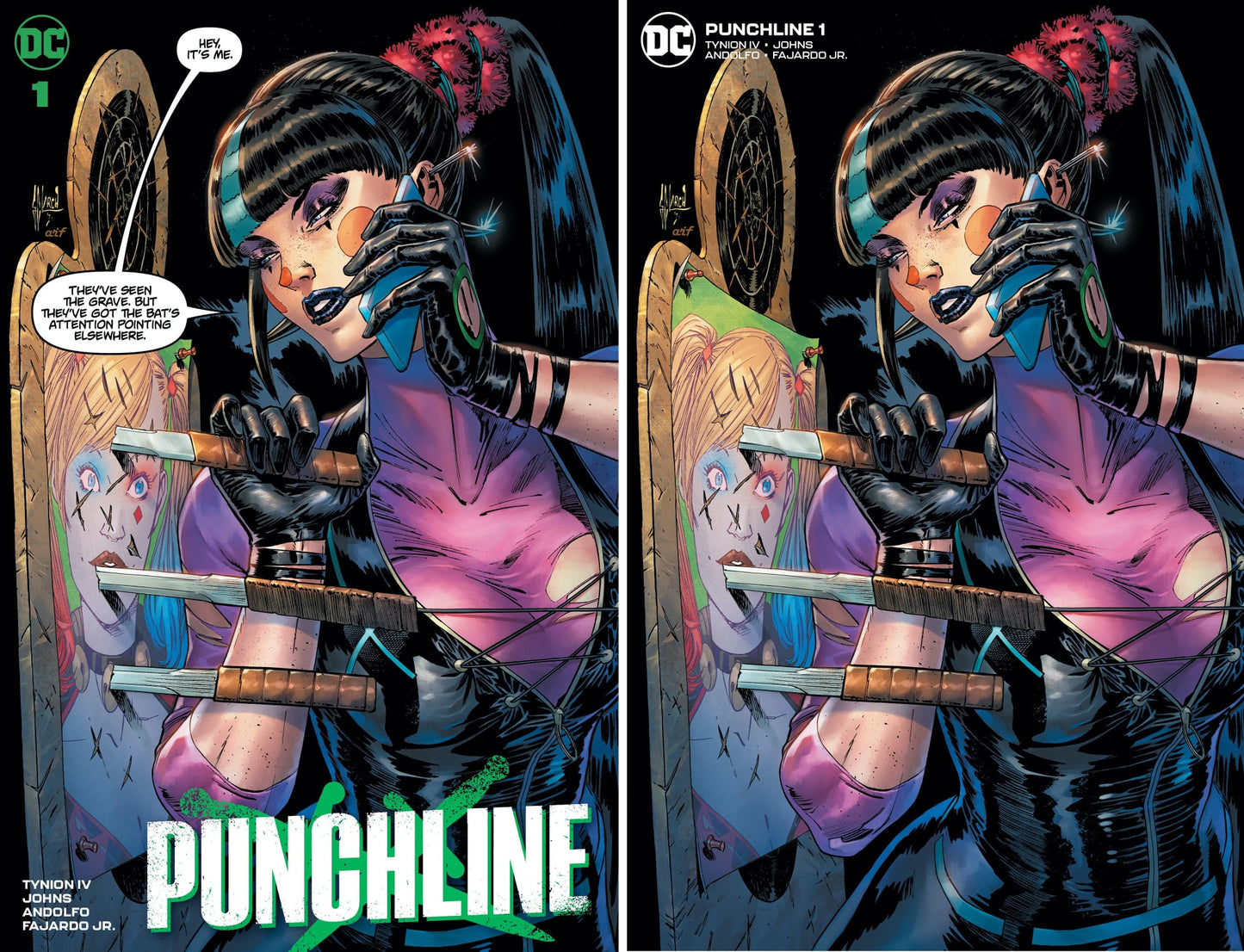 PUNCHLINE SPECIAL #1 GUILLEM MARCH TRADE/MINIMAL TRADE VARIANT SET LIMITED TO 600 SETS WITH NUMBERED COA