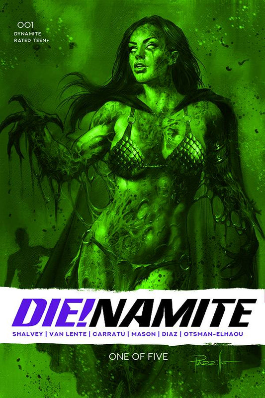 07/10/2020 DIE!NAMITE #1 1:13 PARILLO GANGRENE GREEN TINT TRADE DRESS VARIANT