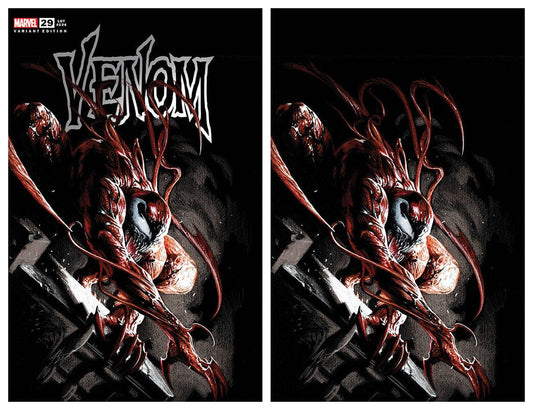 VENOM #29 GABRIELE DELL'OTTO TRADE/VIRGIN VARIANT SET LIMITED TO 800 SETS WITH COA