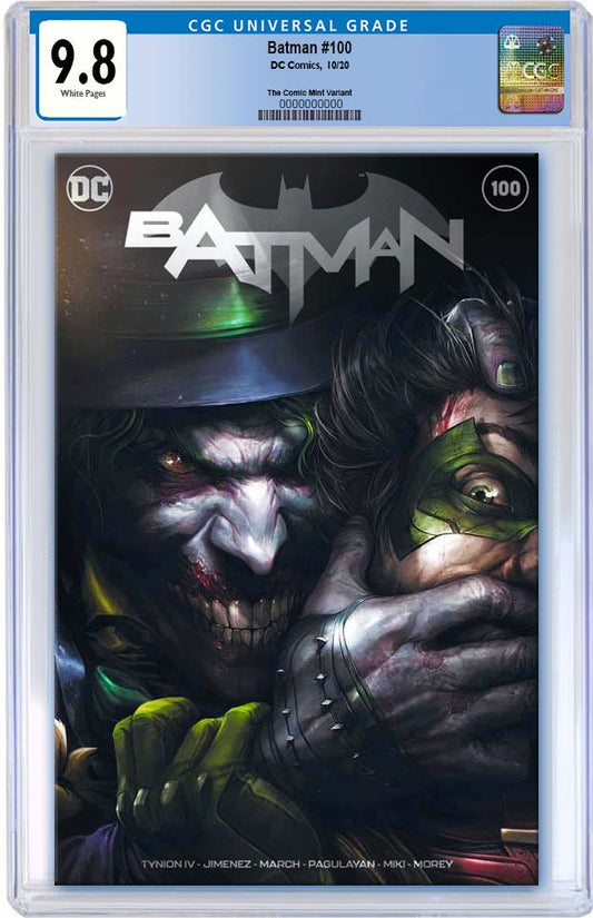 BATMAN #100 FRANCESCO MATTINA TRADE DRESS VARIANT LIMITED TO 2500 CGC 9.8 PREORDER