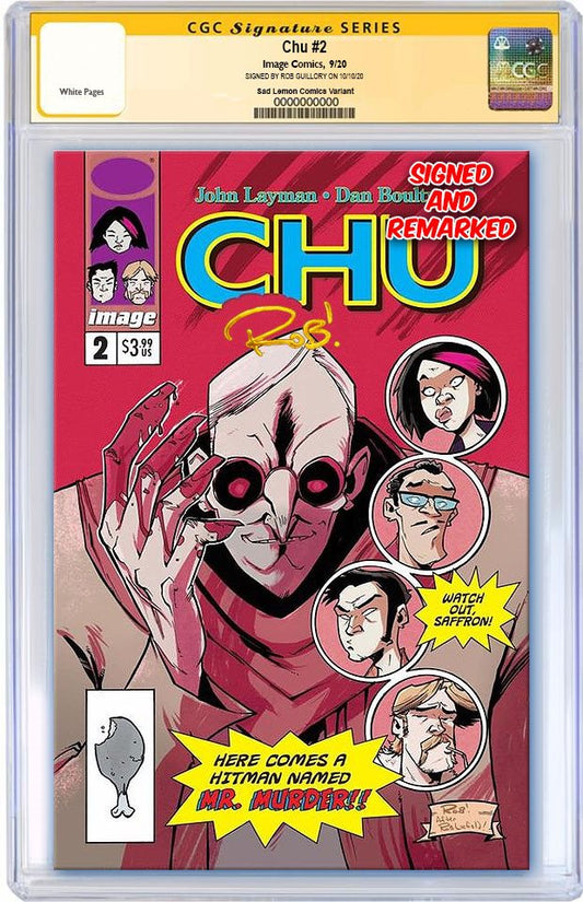 CHU #2 ROB GUILLORY NEW MUTANTS 87 HOMAGE VARIANT LIMITED TO 500 CGC REMARK