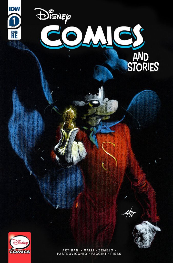 DISNEY COMICS AND STORIES #1 GABRIELE DELL'OTTO GOOFY TRADE DRESS VARIANT LIMITED TO 2000 WITH COA